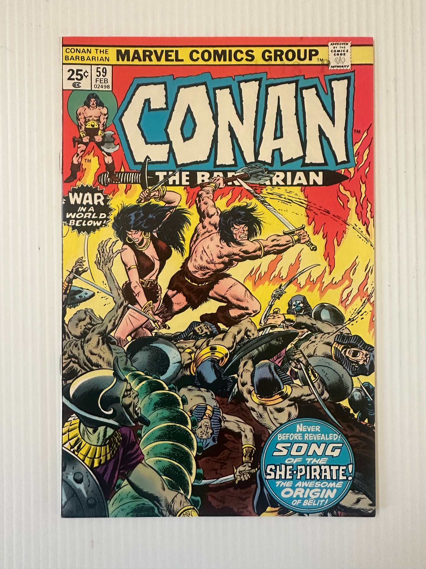 Conan The Barbarian #59 (VF+)