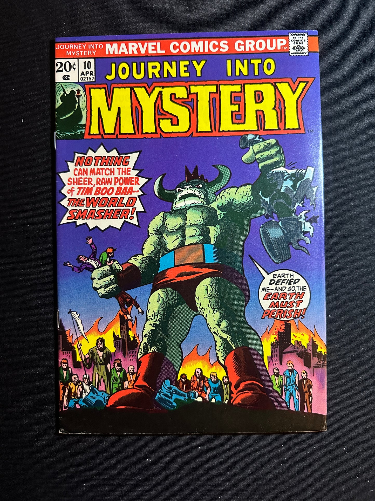 Journey Into Mystery #10 1974 (VF+) Steve Ditko Cover!