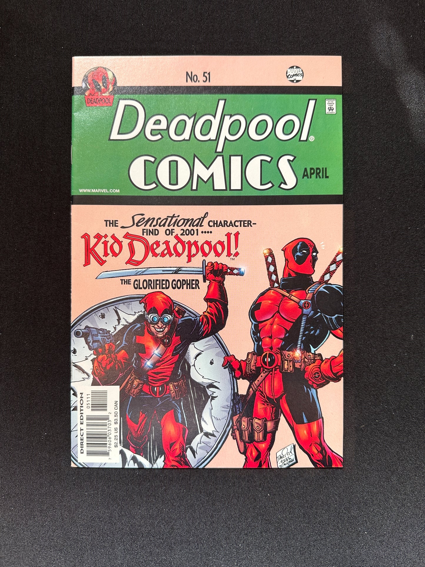 Deadpool #51 2001 (VF+/NM-) Parody Cover of Detective Comics #38