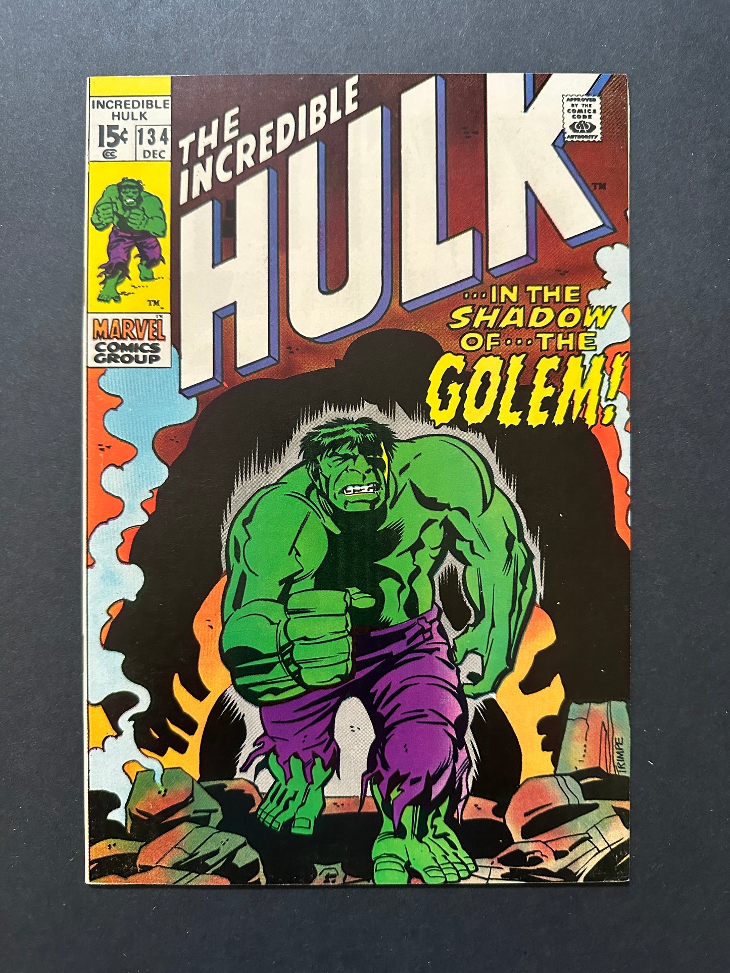 Incredible Hulk #134 1970 (VF/VF+)