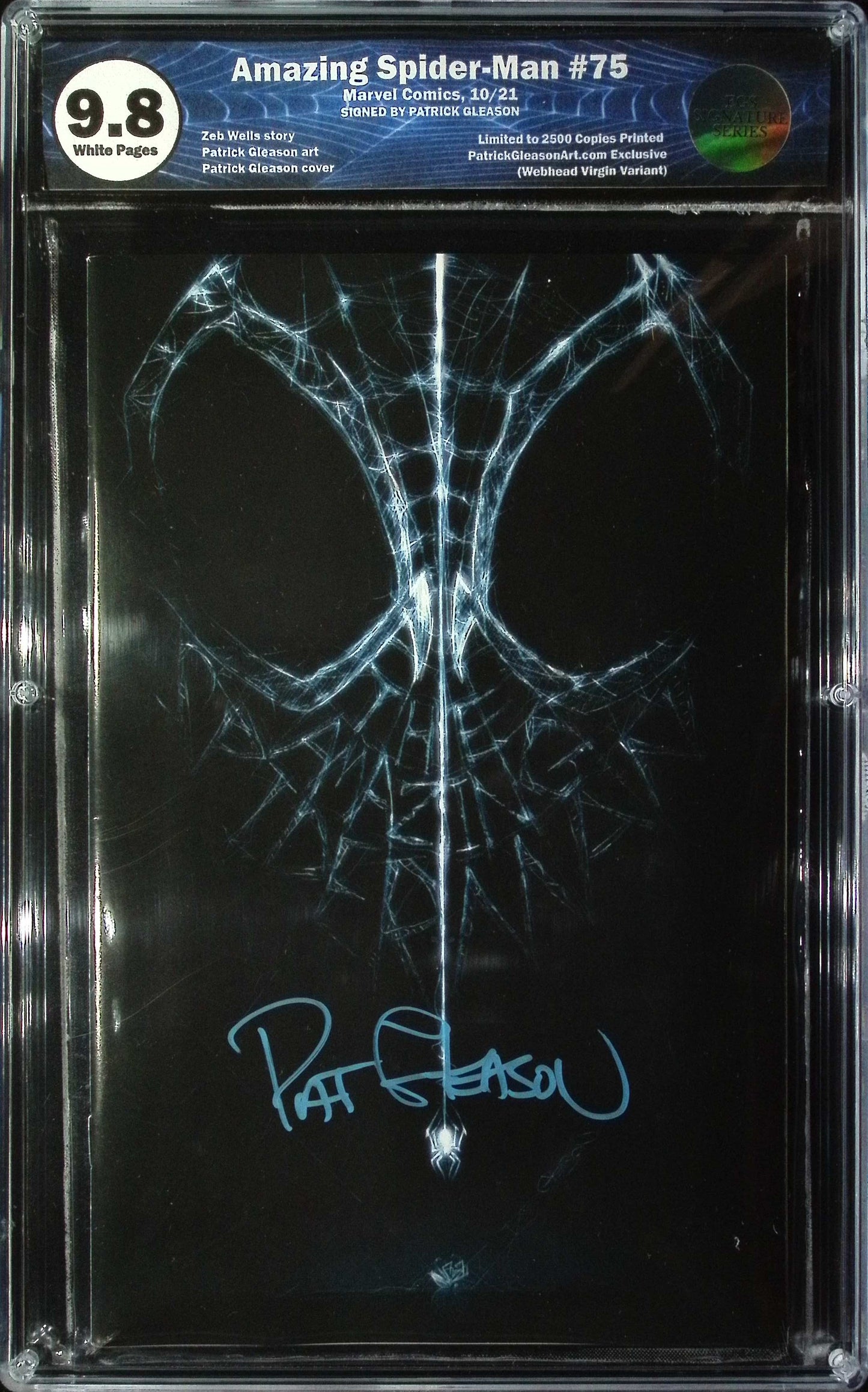 Amazing Spider-Man #75 2021 EGS 9.8 Custom Signature Series! Signed by Patrick Gleason