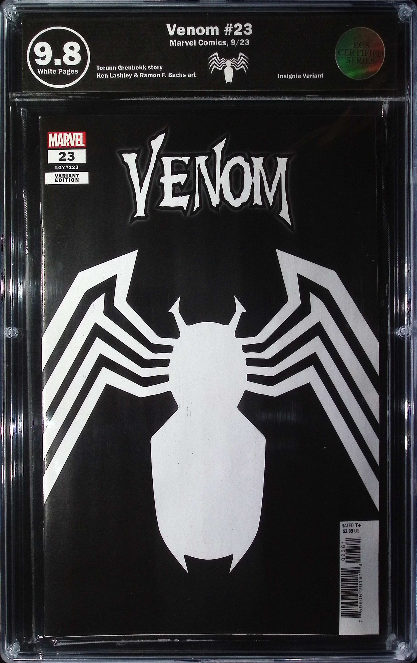 Venom #23 2023 EGS 9.8 Custom Label