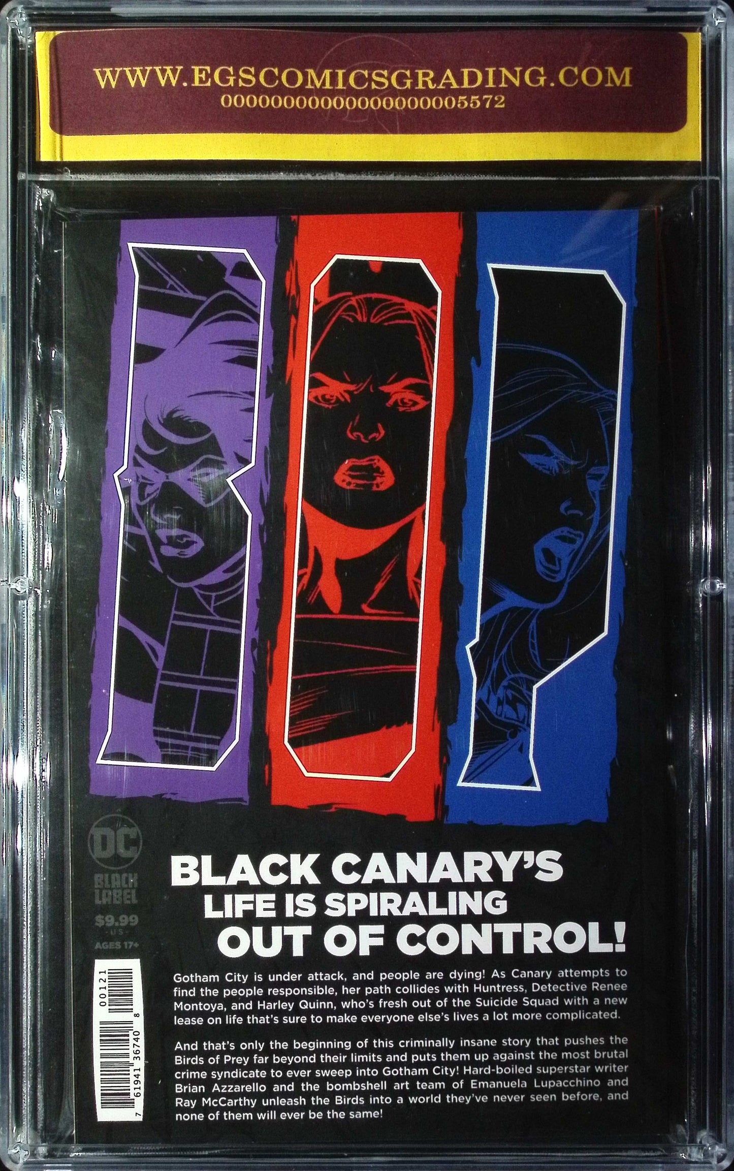 Birds of Pray #1 2020 EGS 9.9 Custom Signature Series! Signed by J. Scott Campbell!