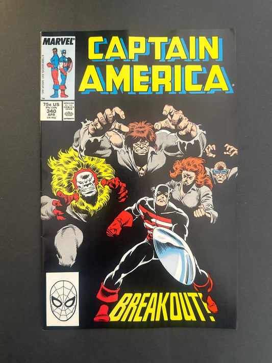 Captain America #340 1988