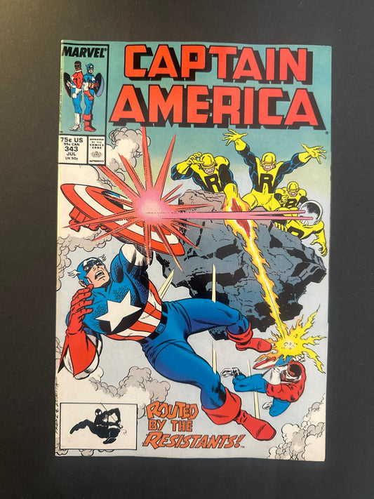 Captain America #343 1988