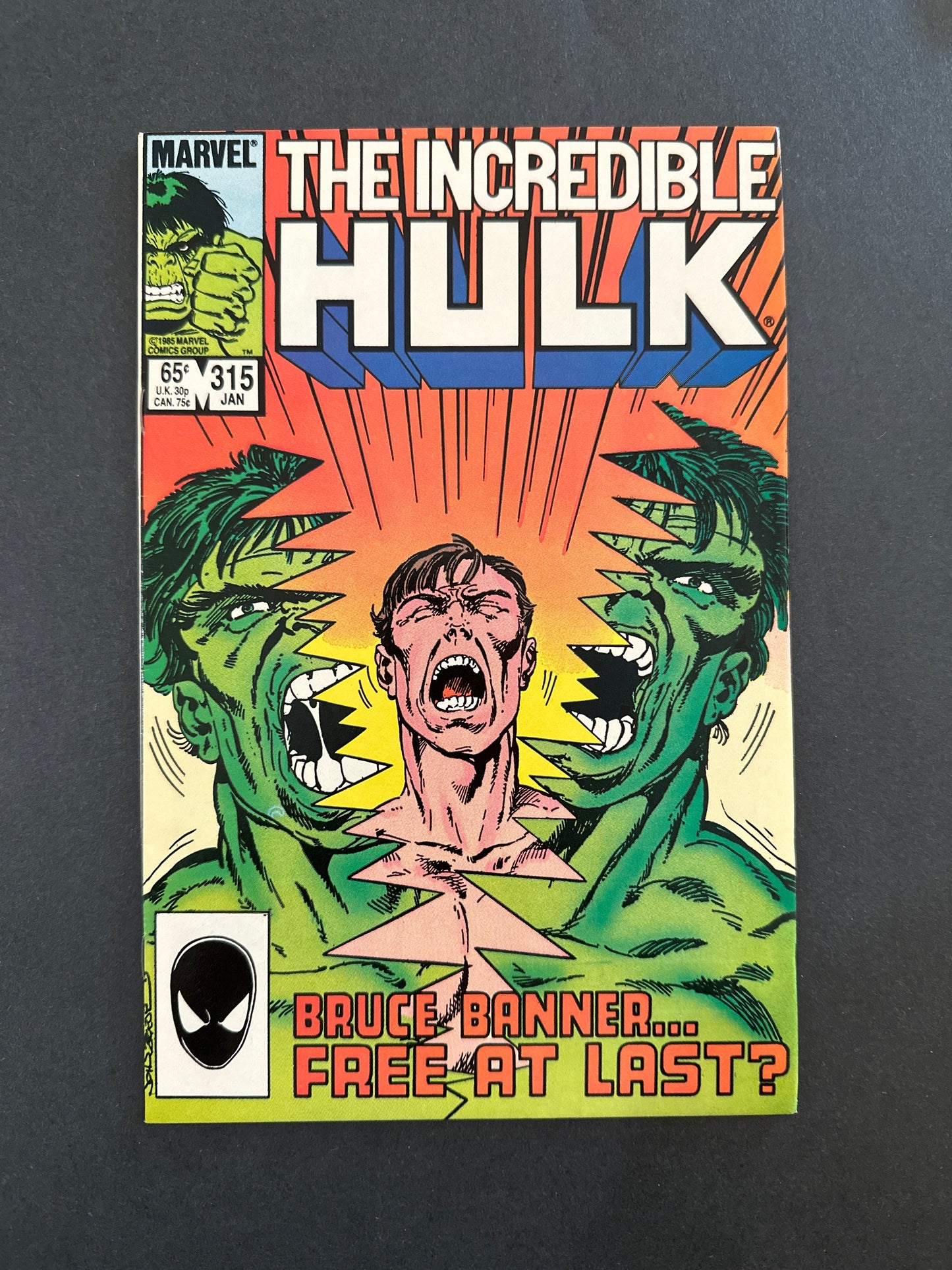 Incredible Hulk #315 1986