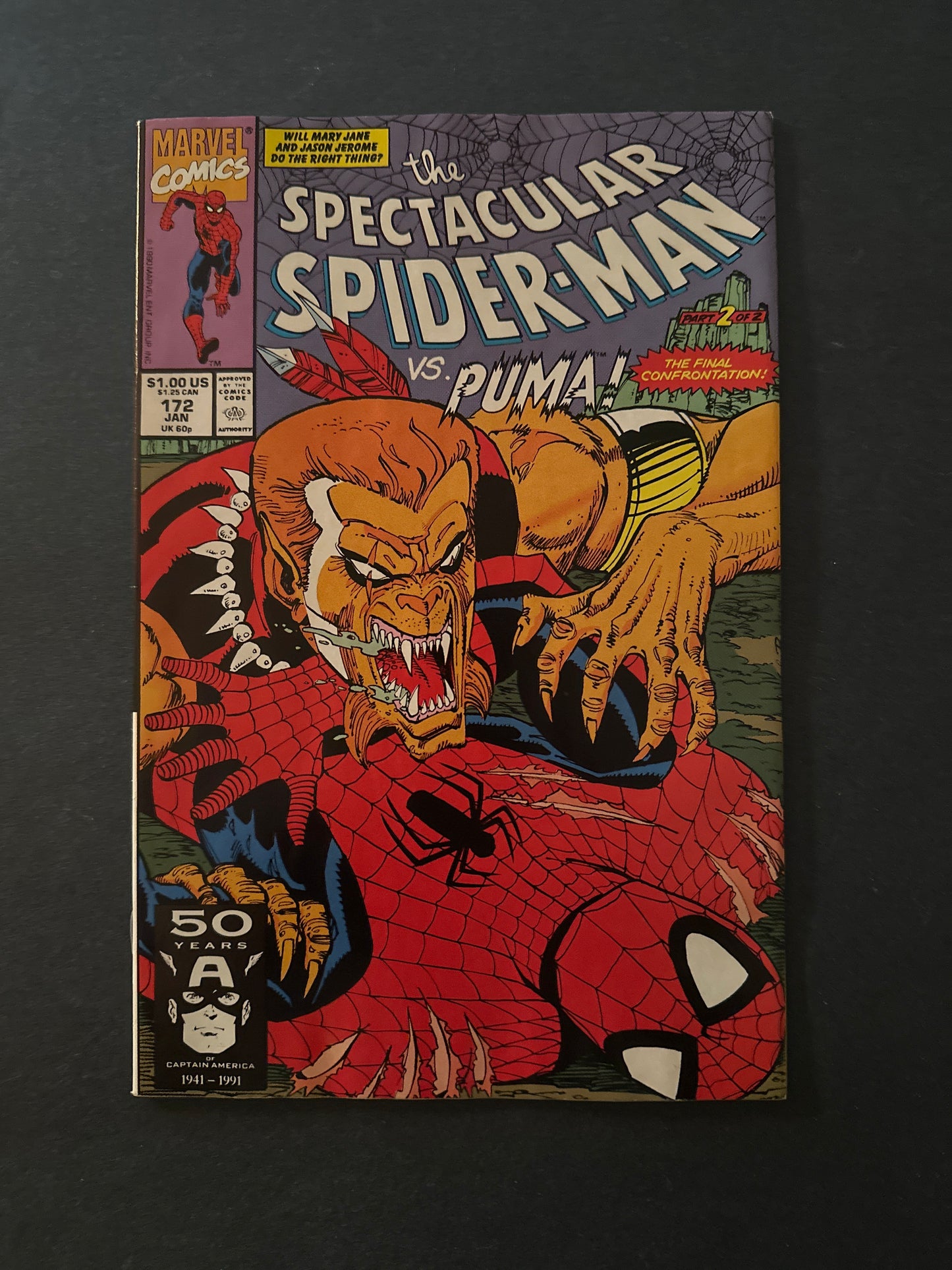 Spectacular Spider-Man #172 1991
