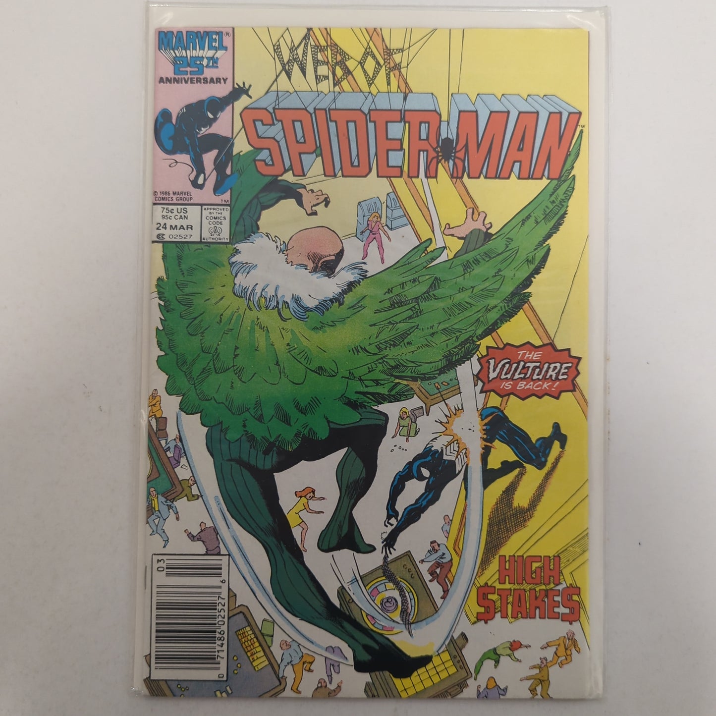 Web of Spider-Man #24 Newsstand