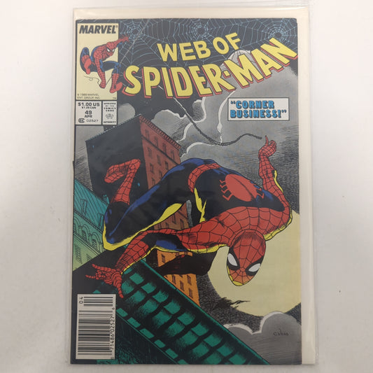 Web of Spider-Man #49 Newsstand