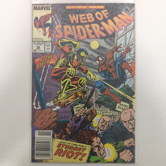 Web of Spider-Man #56 Newsstand