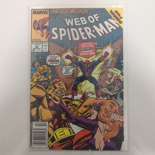 Web of Spider-Man #59 Newsstand