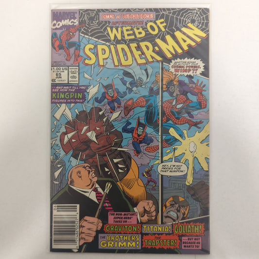 Web of Spider-Man #65 Newsstand