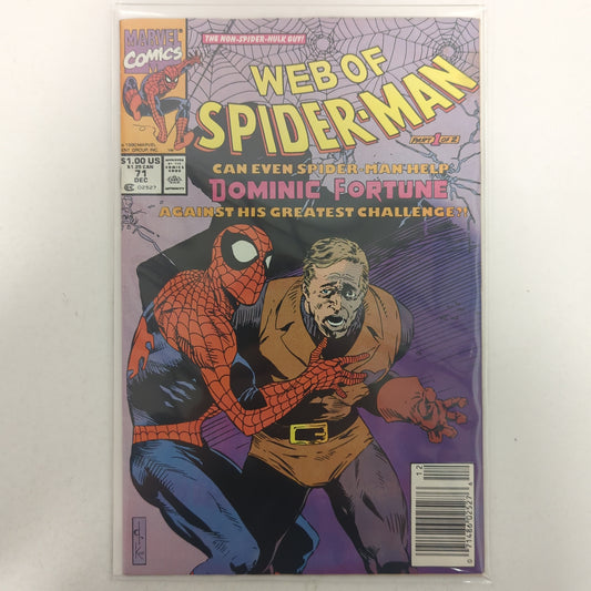 Web of Spider-Man #71 Newsstand