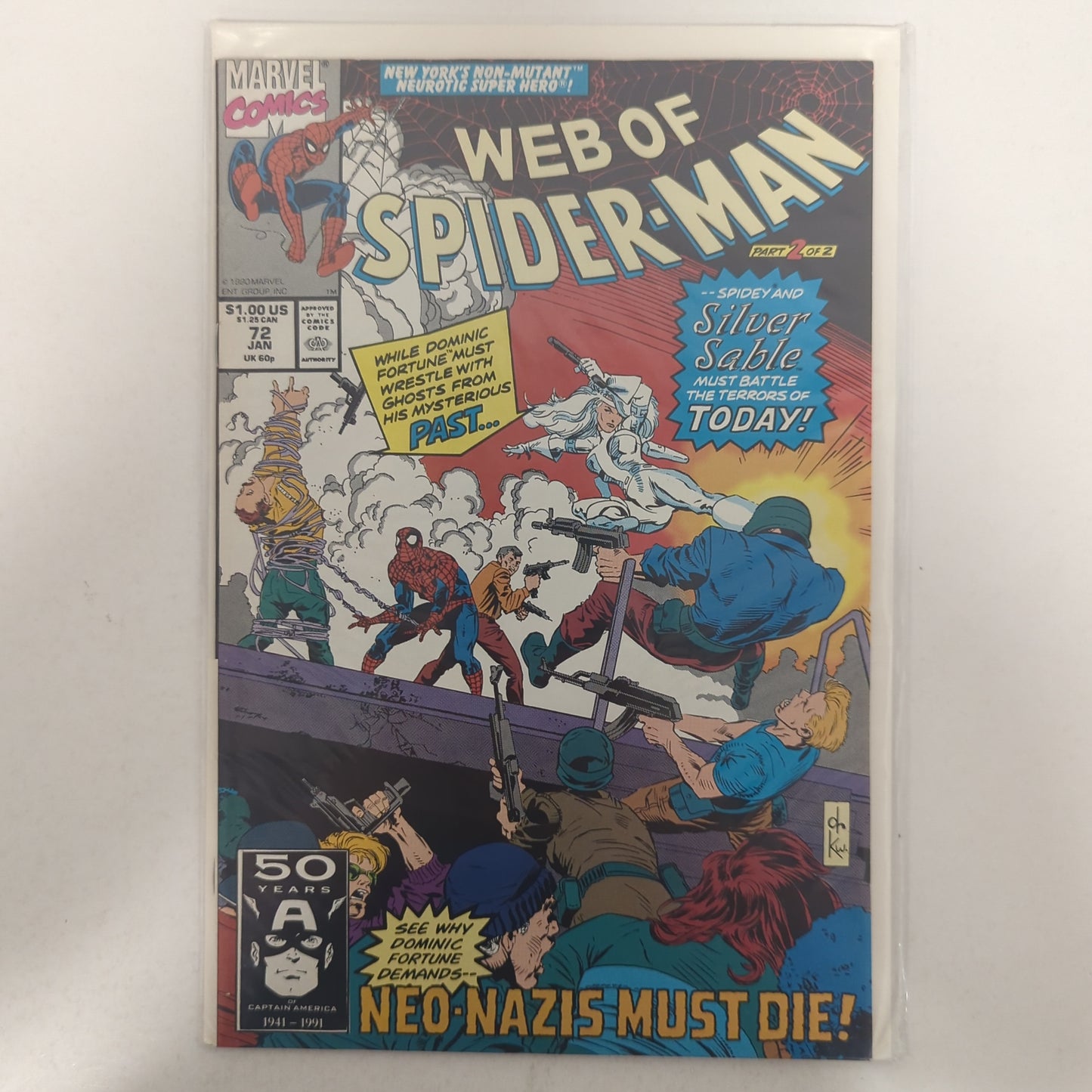 Web of Spider-Man #72 1991