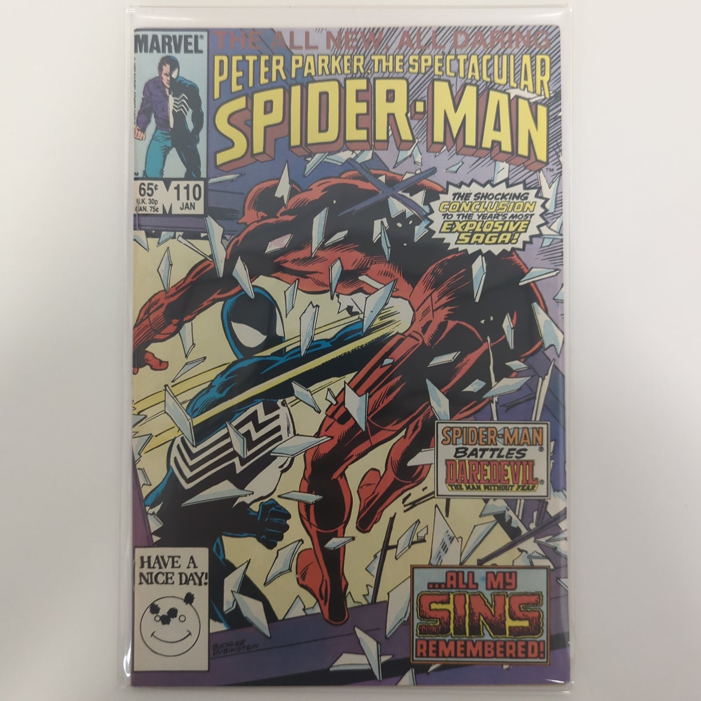 Spectacular Spider-Man #110 1986