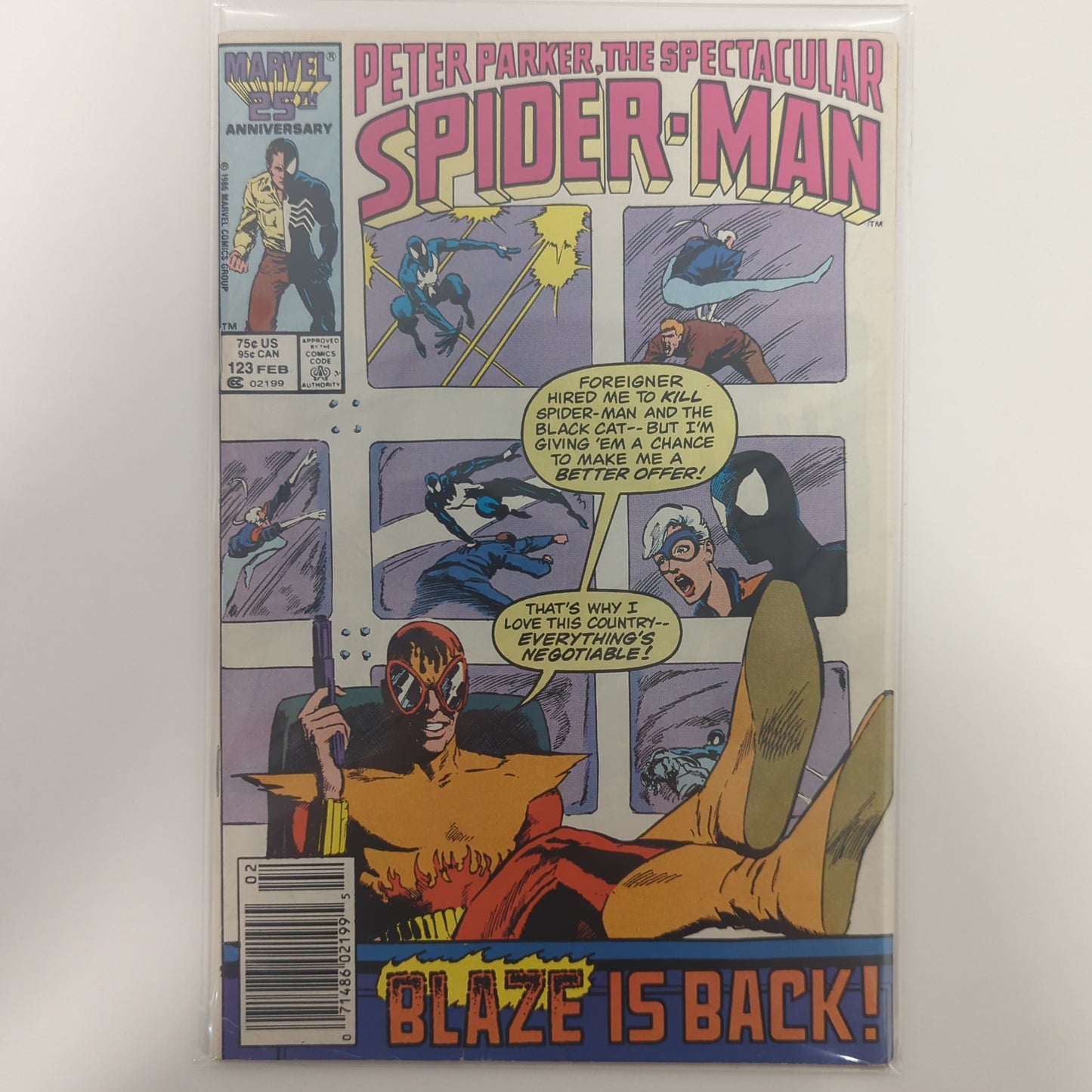 Peter Parker The Spectacular Spider-Man #123 Newsstand