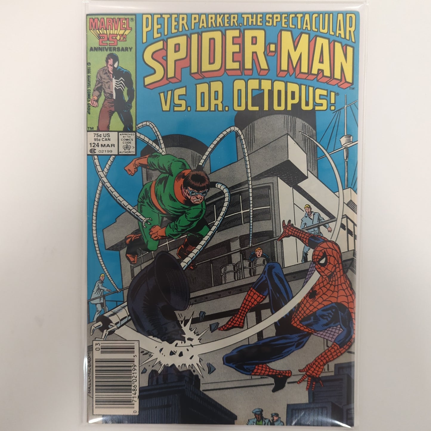 Peter Parker The Spectacular Spider-Man #124 Newsstand