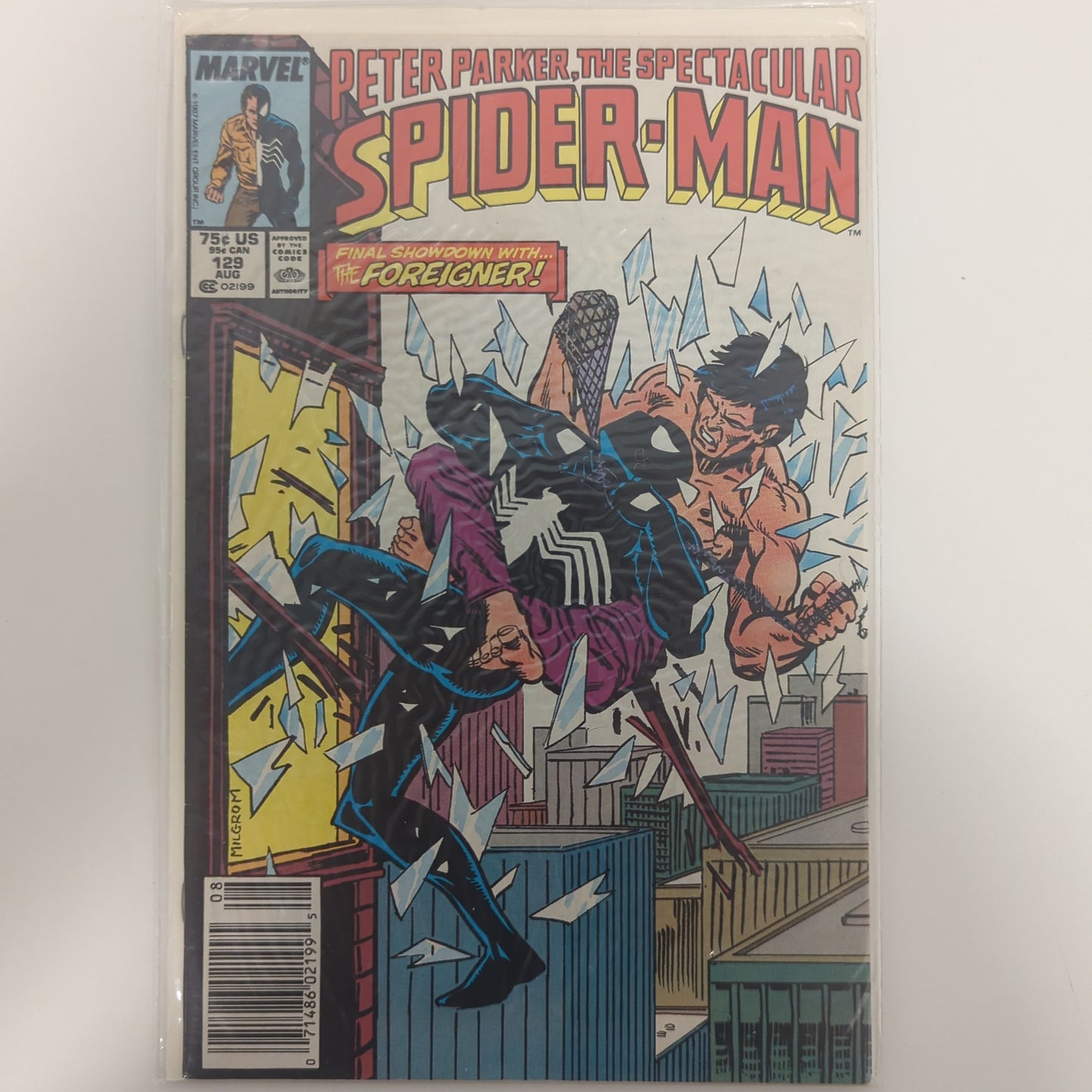 Peter Parker The Spectacular Spider-Man #129 Newsstand