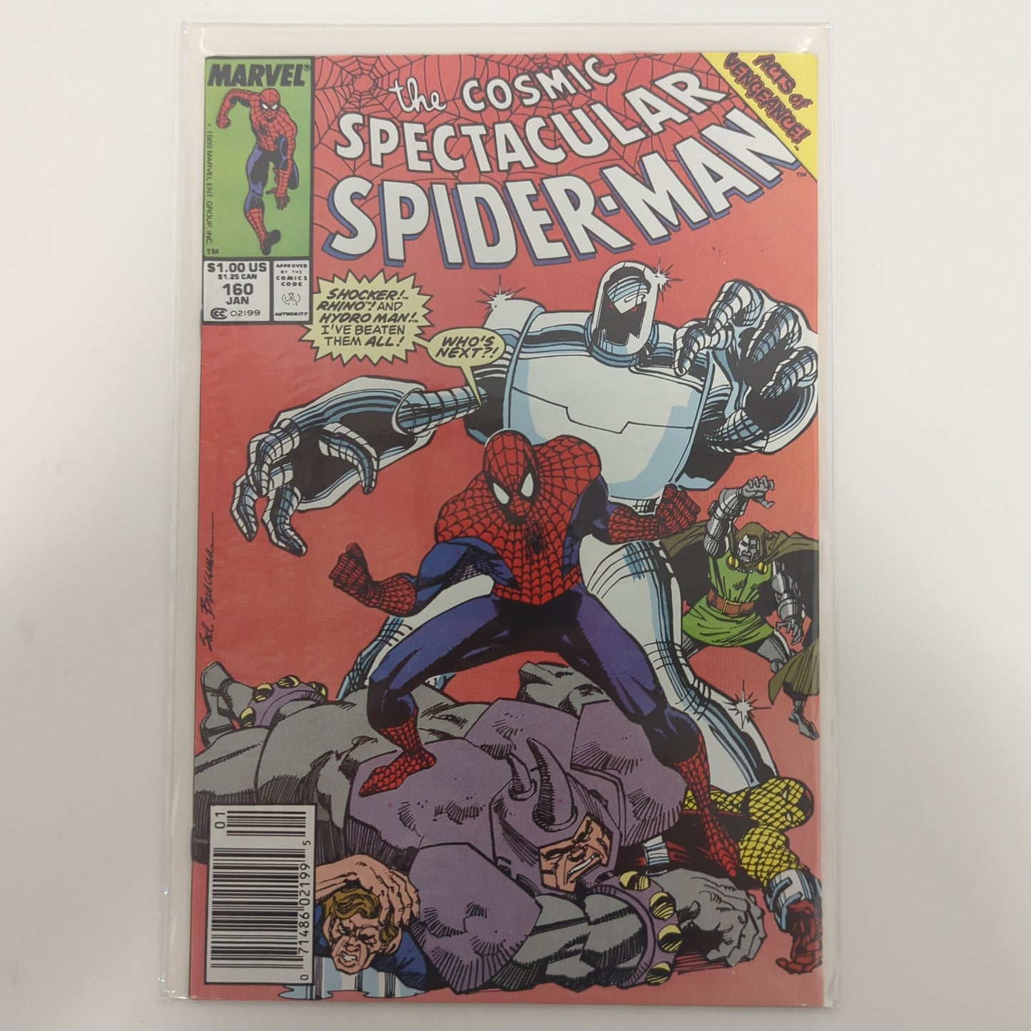 The Spectacular Spider-Man #160 Newsstand