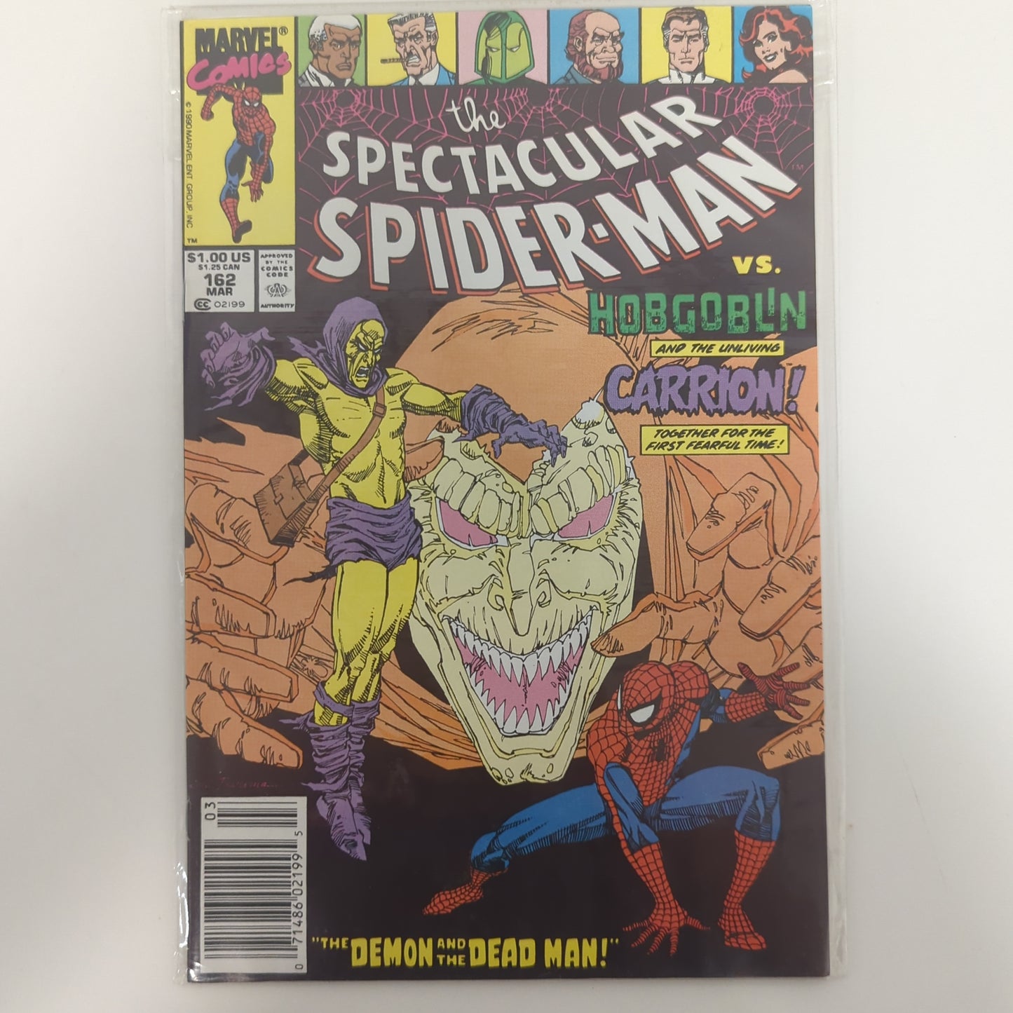 The Spectacular Spider-Man #162 Newsstand