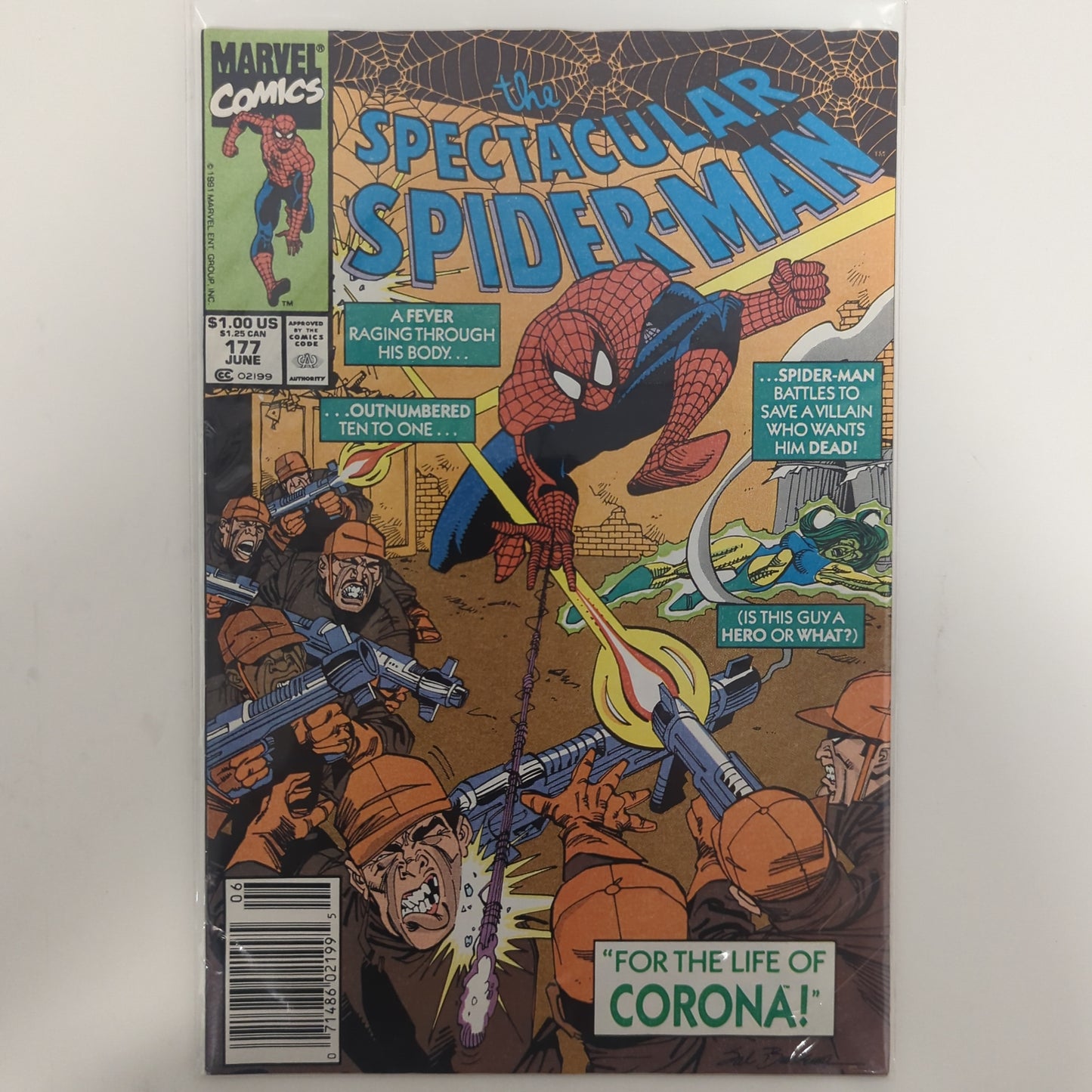 The Spectacular Spider-Man #177 Newsstand