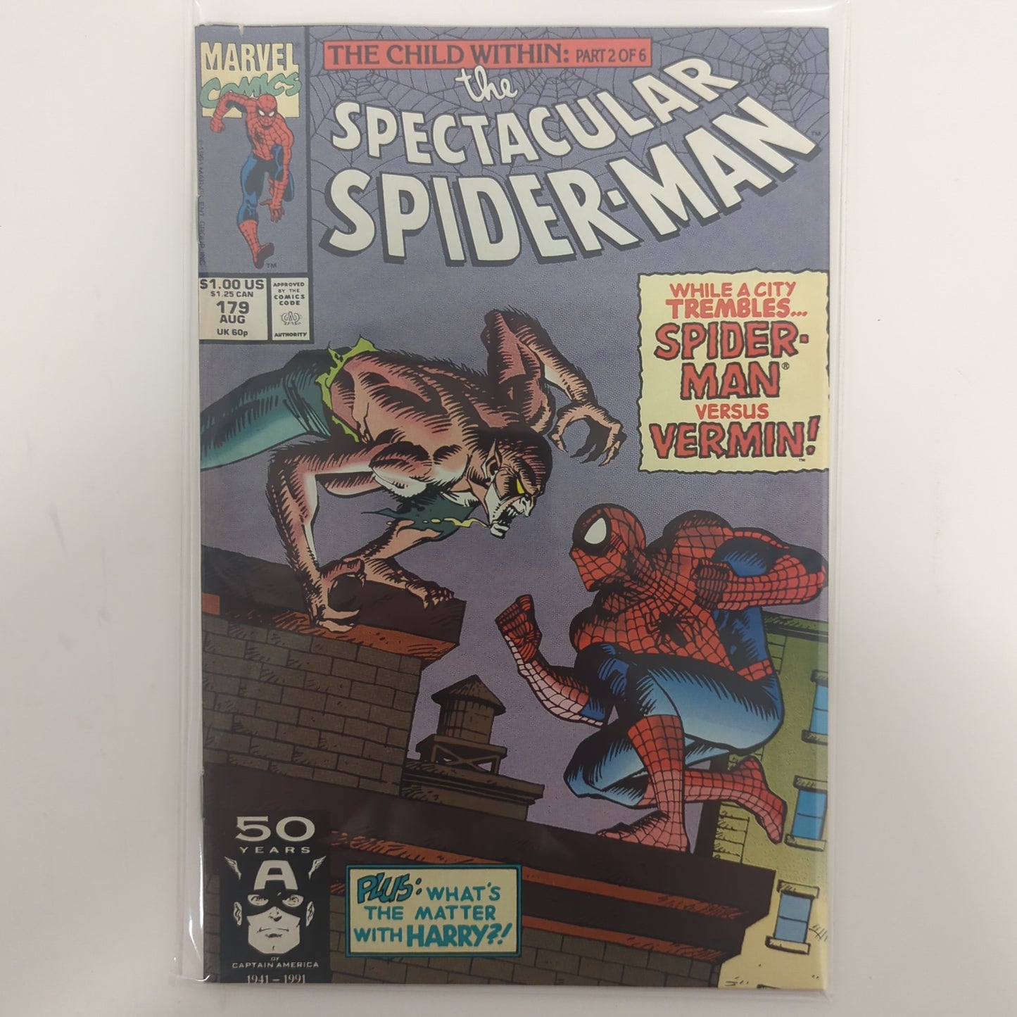 Spectacular Spider-Man #179 1991
