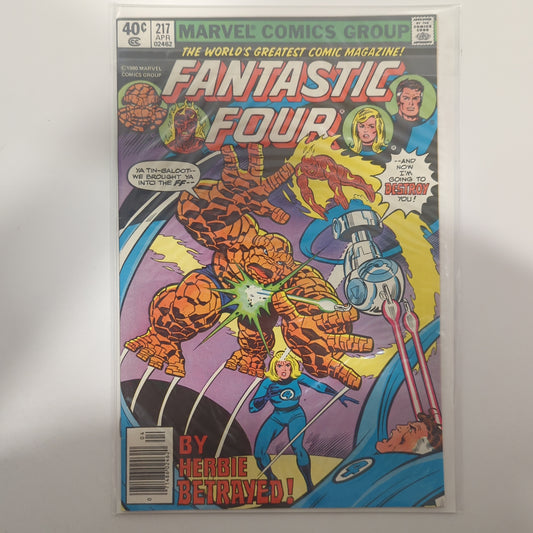 Fantastic Four #217 Newsstand