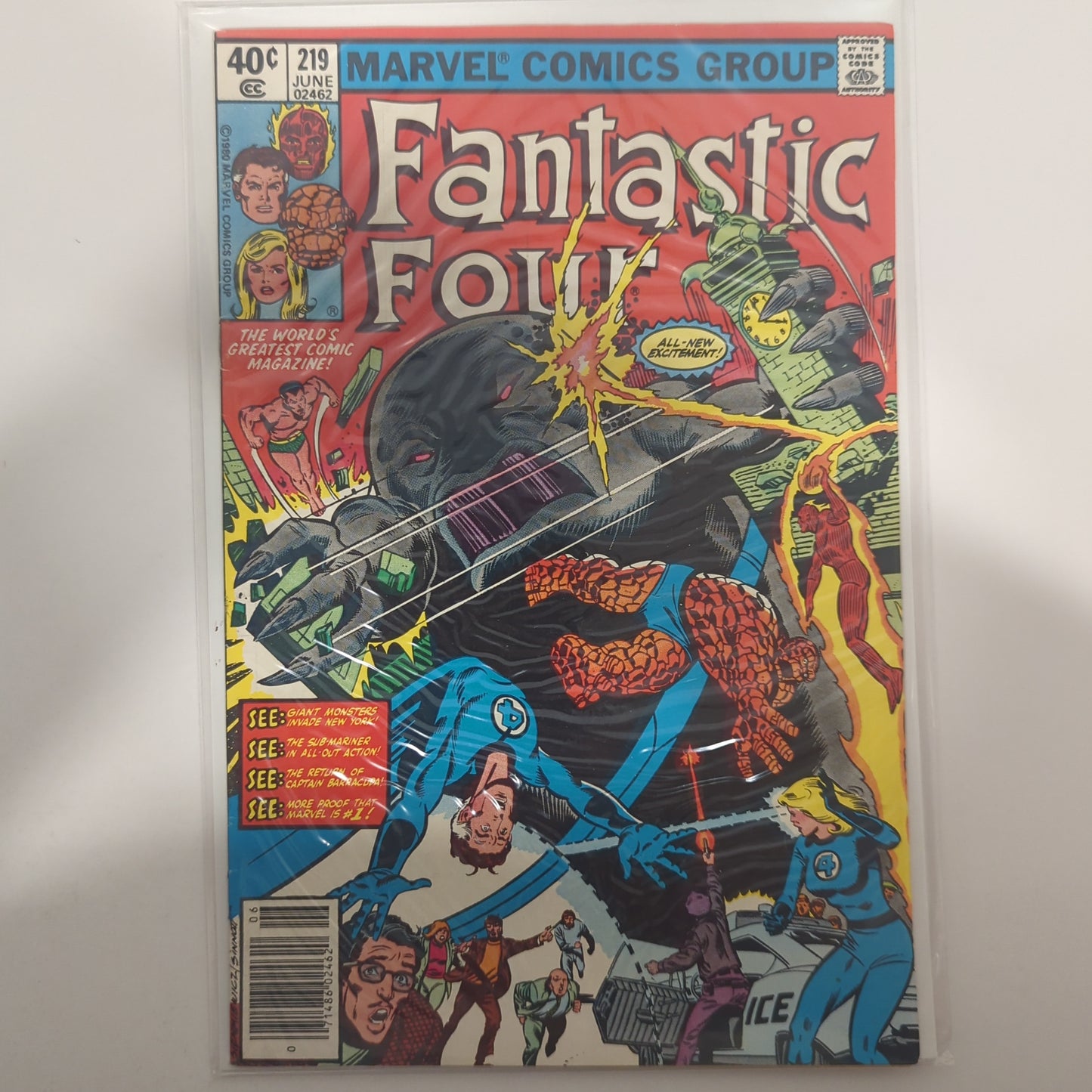 Fantastic Four #219 Newsstand