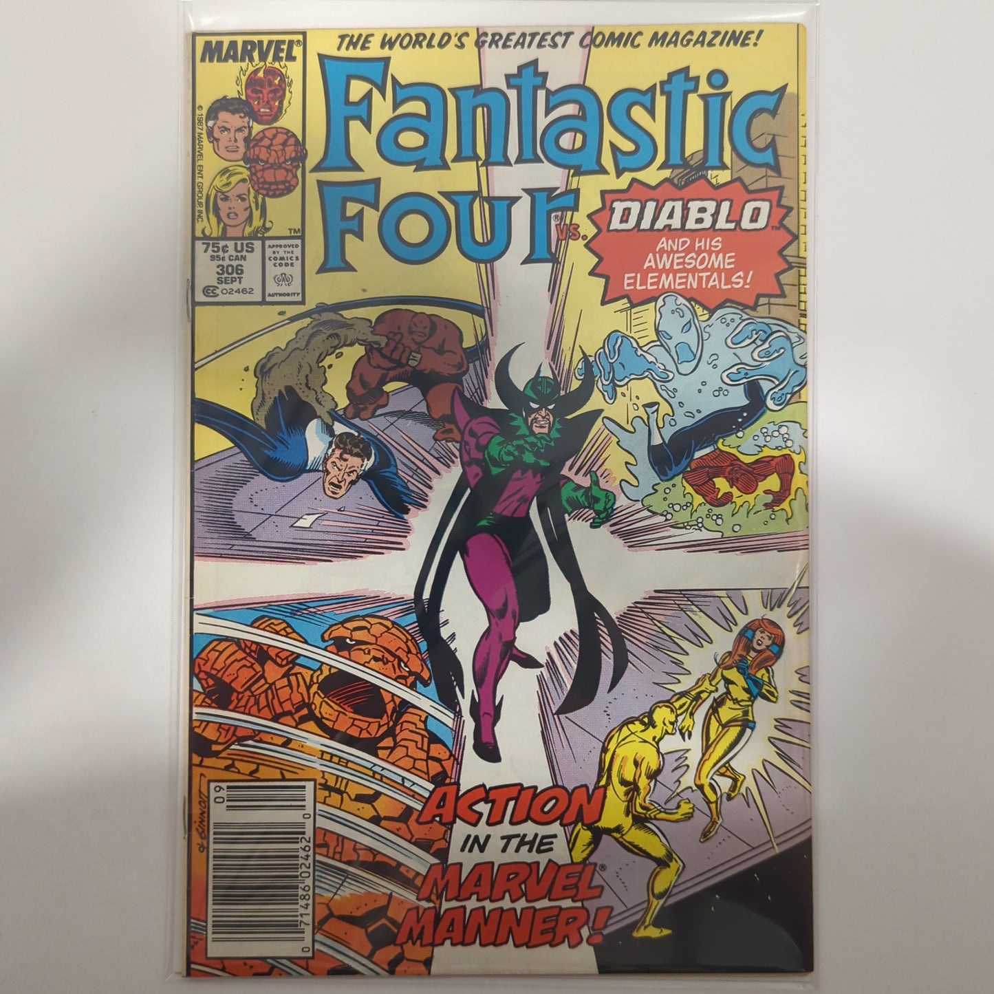 Fantastic Four #306 Newsstand