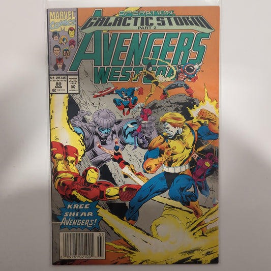 The West Coast Avengers #80 Newsstand