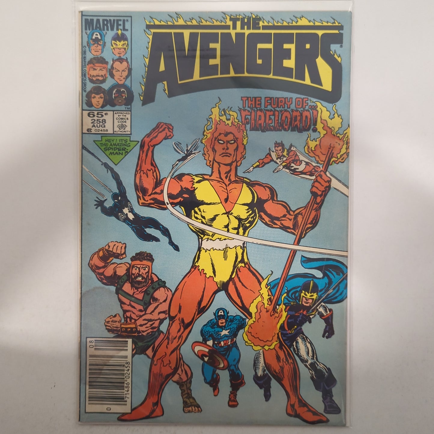 Avengers #258 Newsstand