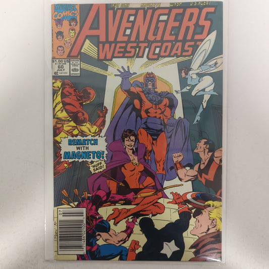 The west Coast Avengers #60 Newsstand