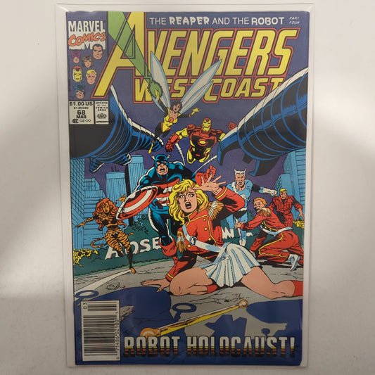 The west Coast Avengers #68 Newsstand