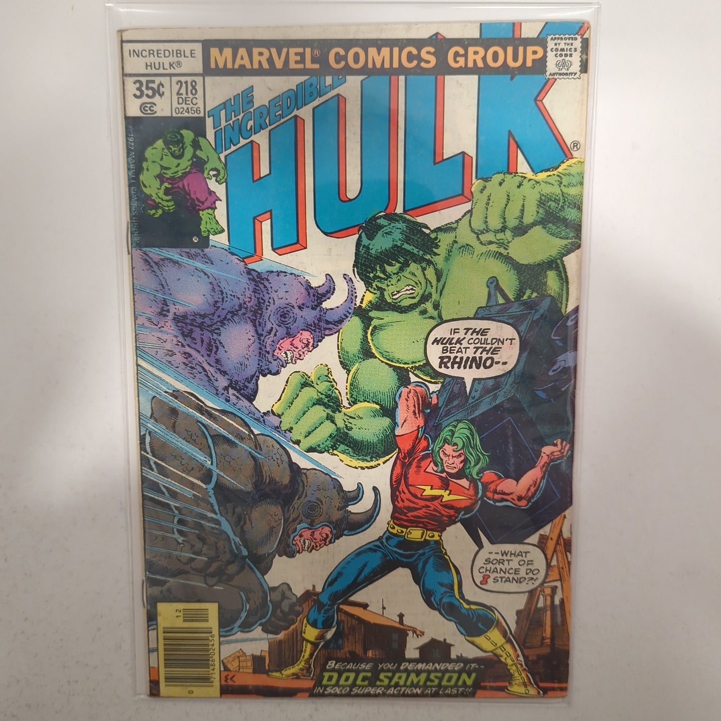 The Incredible Hulk #218 Newsstand