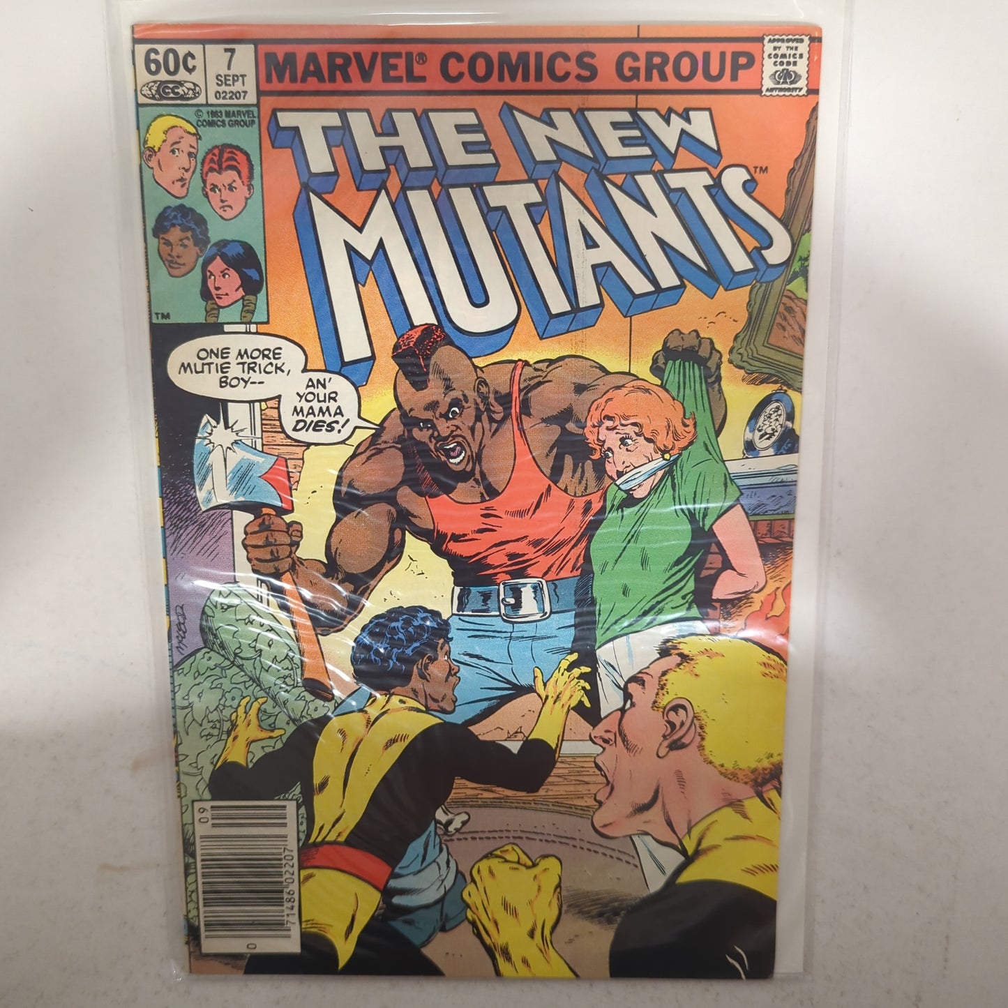 The New Mutants #7 Newsstand