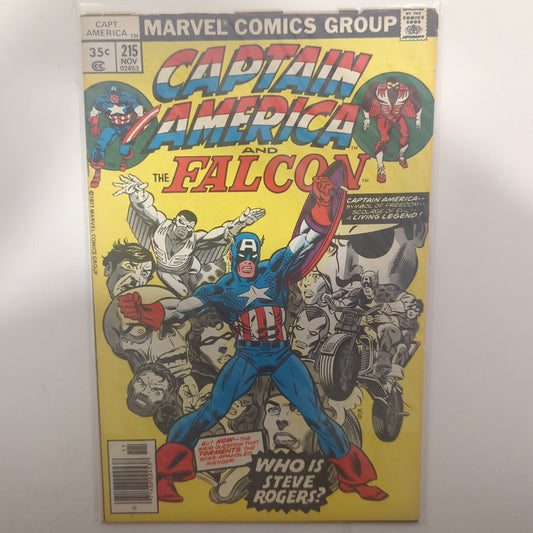 Captain America #215 Newsstand