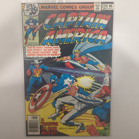 Captain America #229 Newsstand