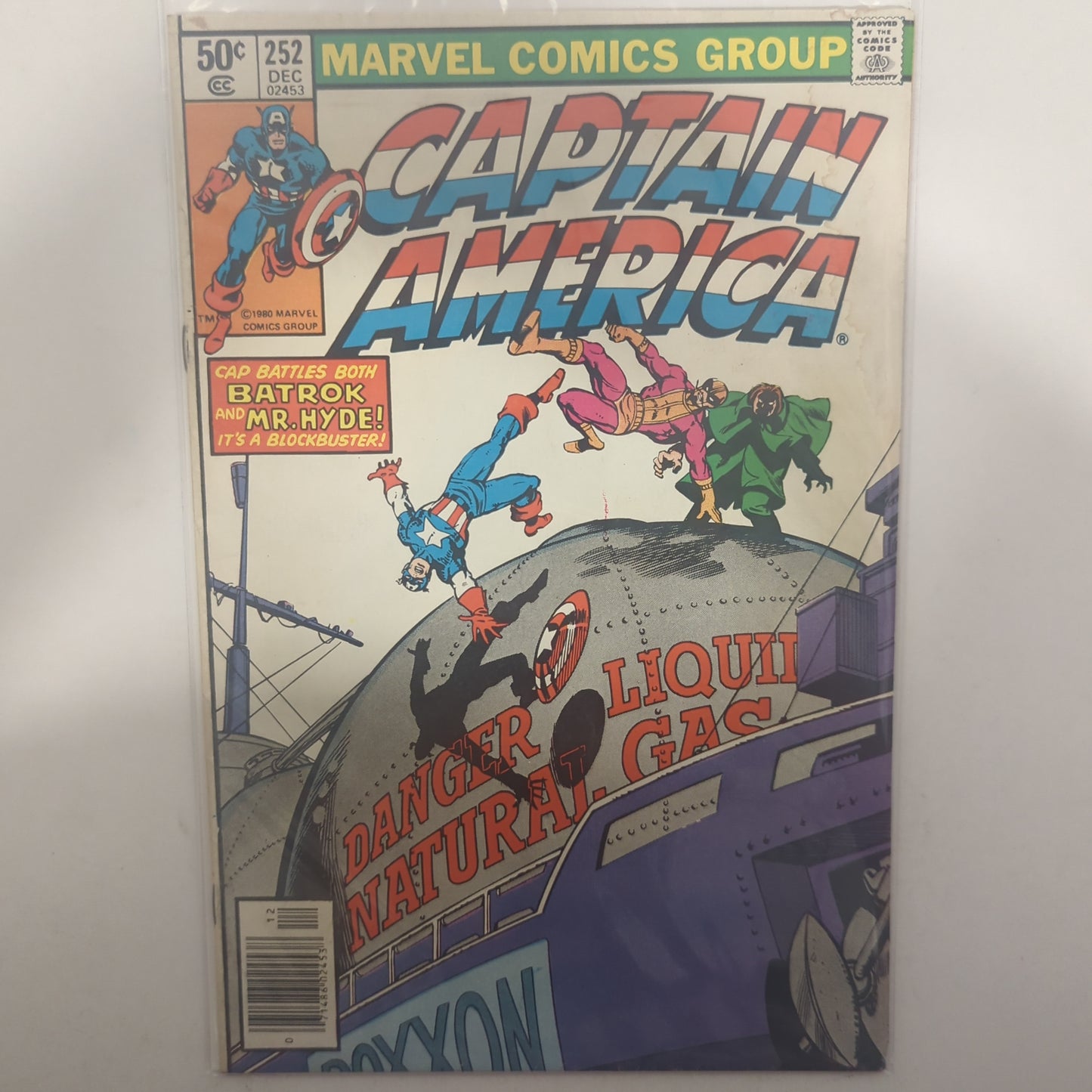 Captain America #252 Newsstand