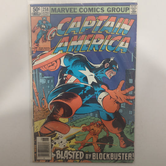 Captain America #258 Newsstand Low Grade