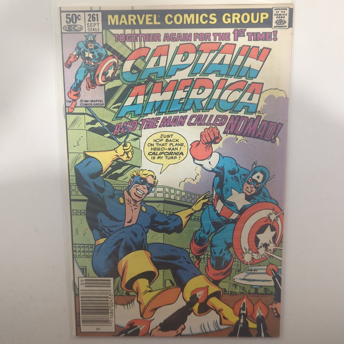 Captain America #261 Newsstand