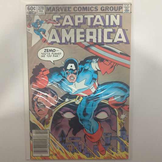 Captain America #278 Newsstand