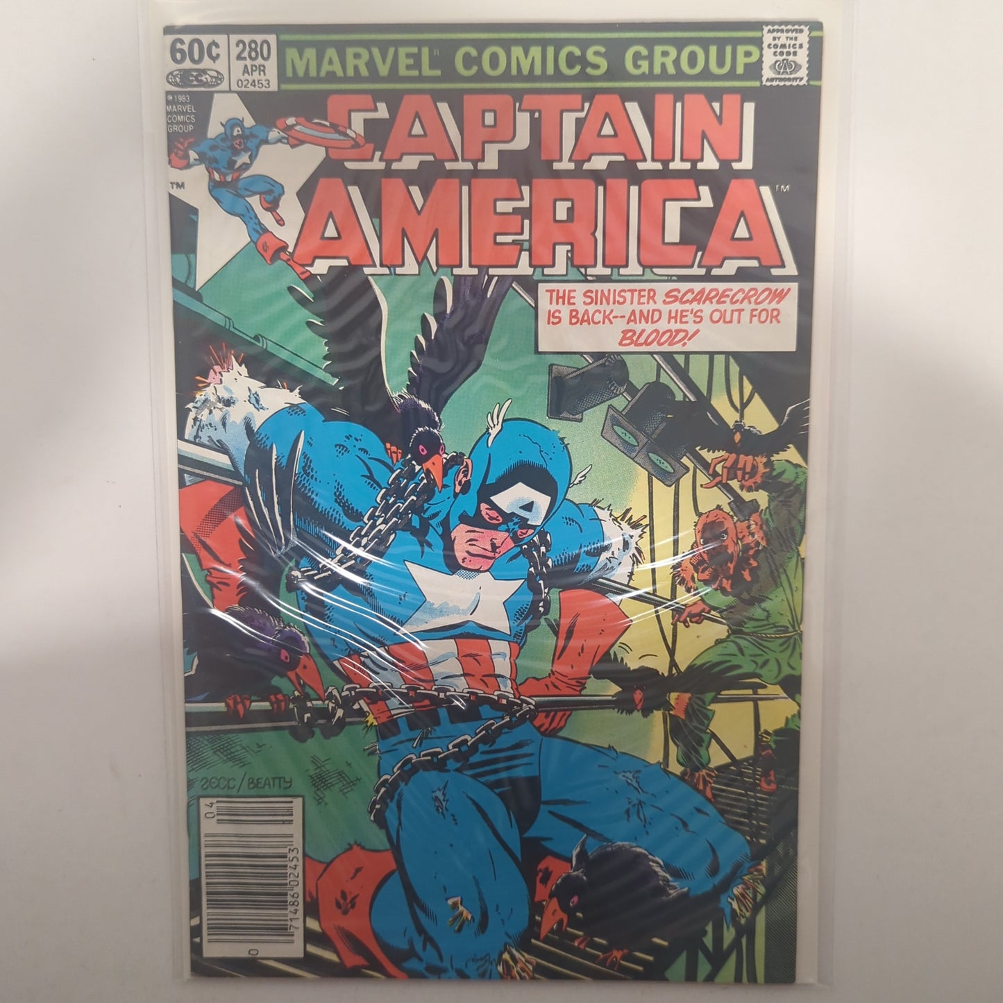 Captain America #280 Newsstand