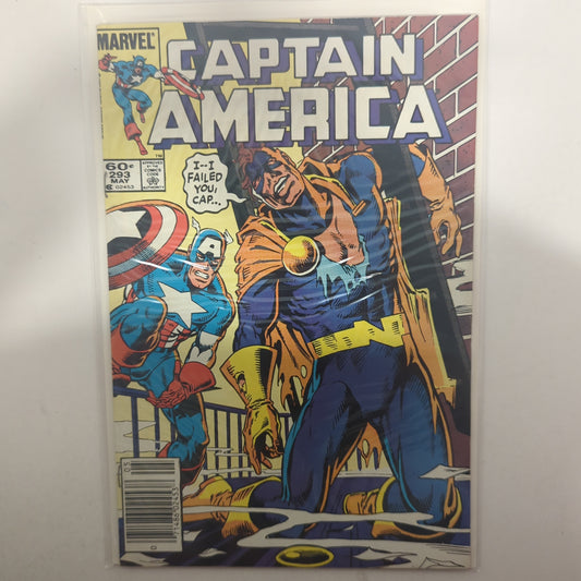 Captain America #293 Newsstand