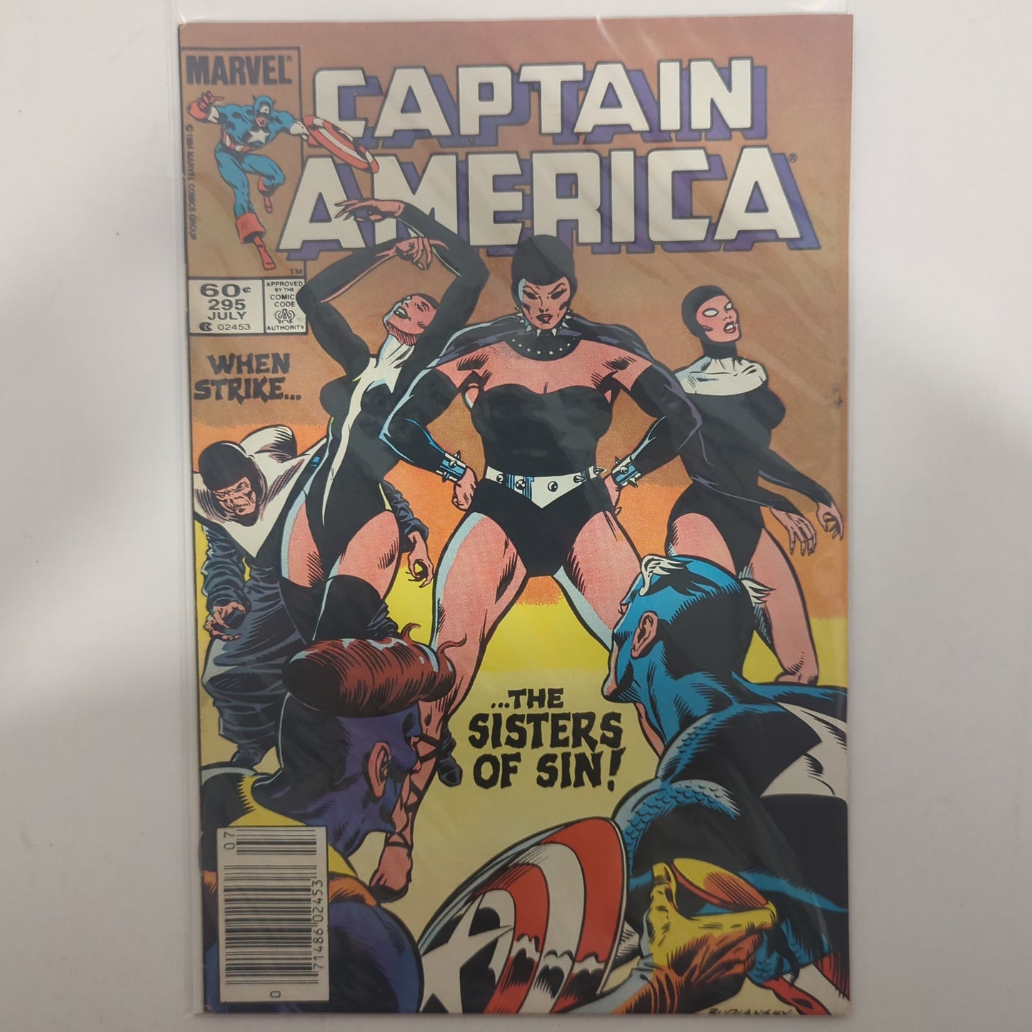 Captain America #295 Newsstand