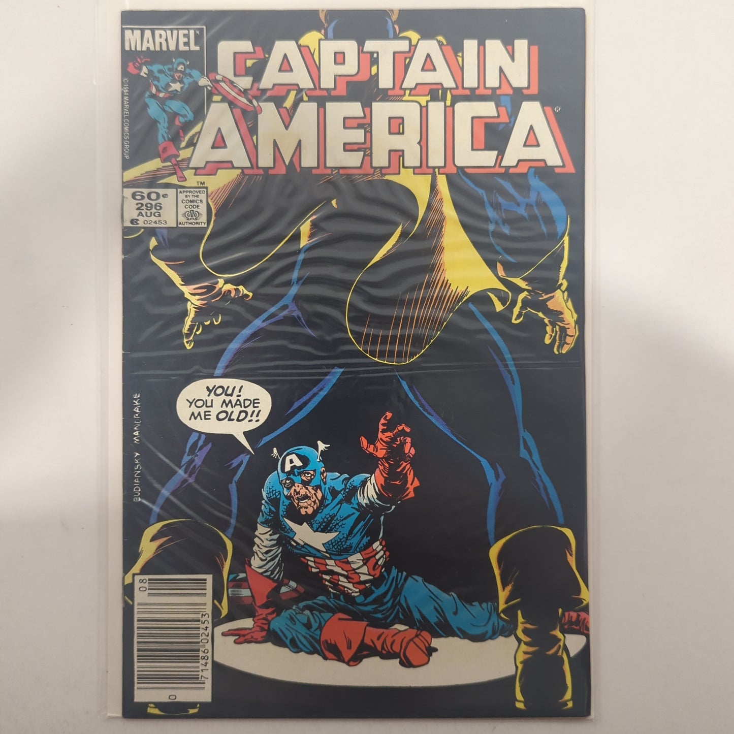 Captain America #296 Newsstand