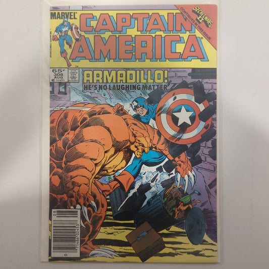 Captain America #308 Newsstand