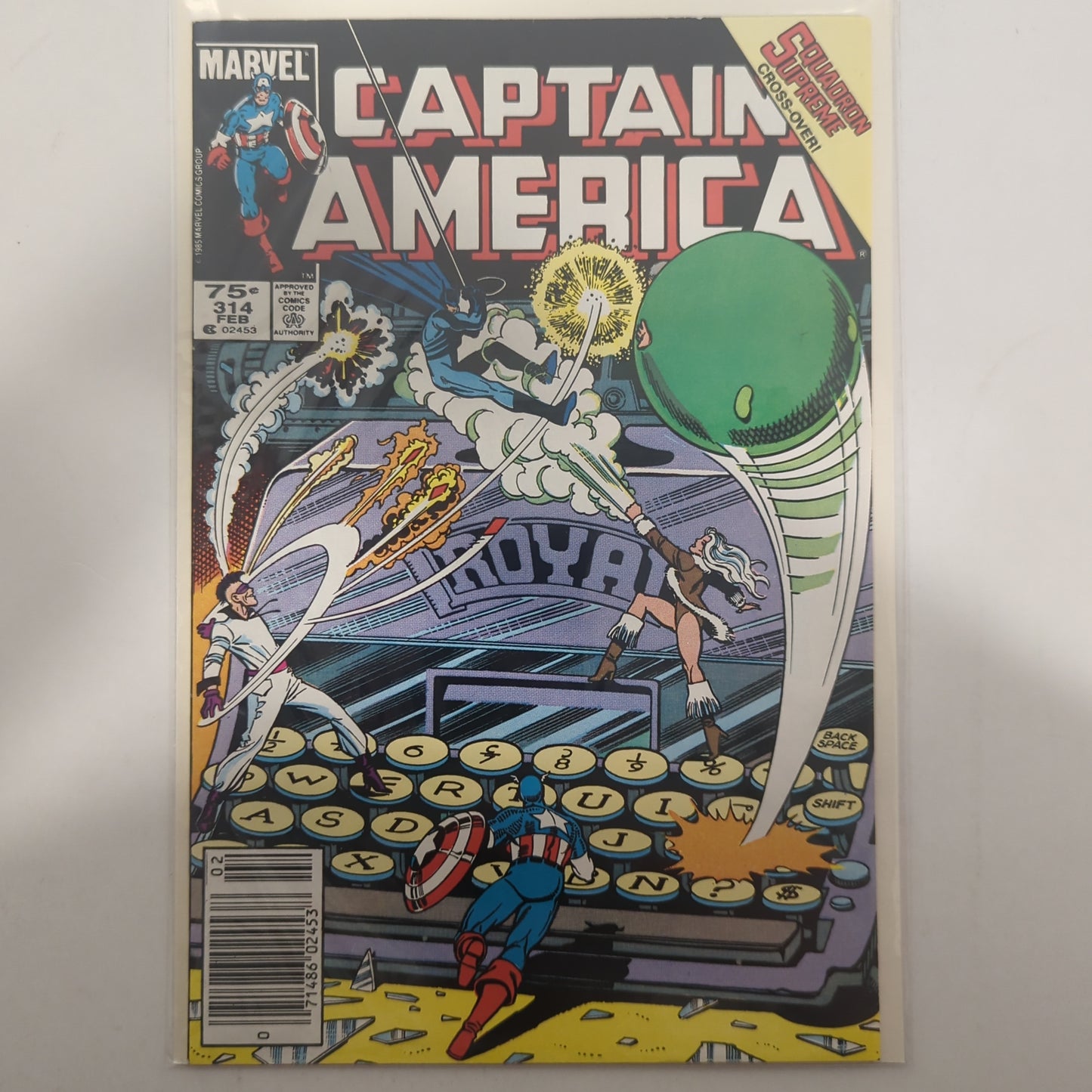 Captain America #314 Newsstand