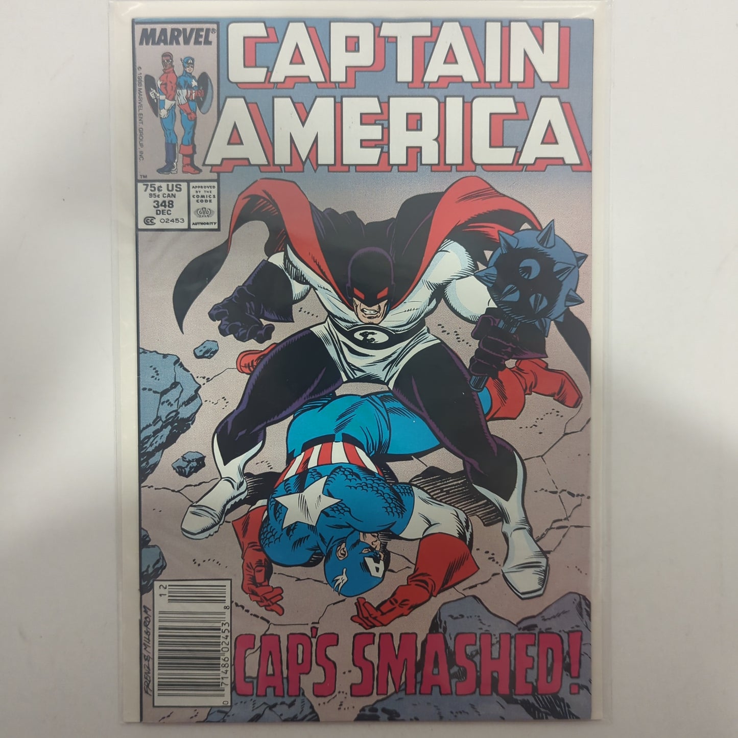 Captain America #348 Newsstand