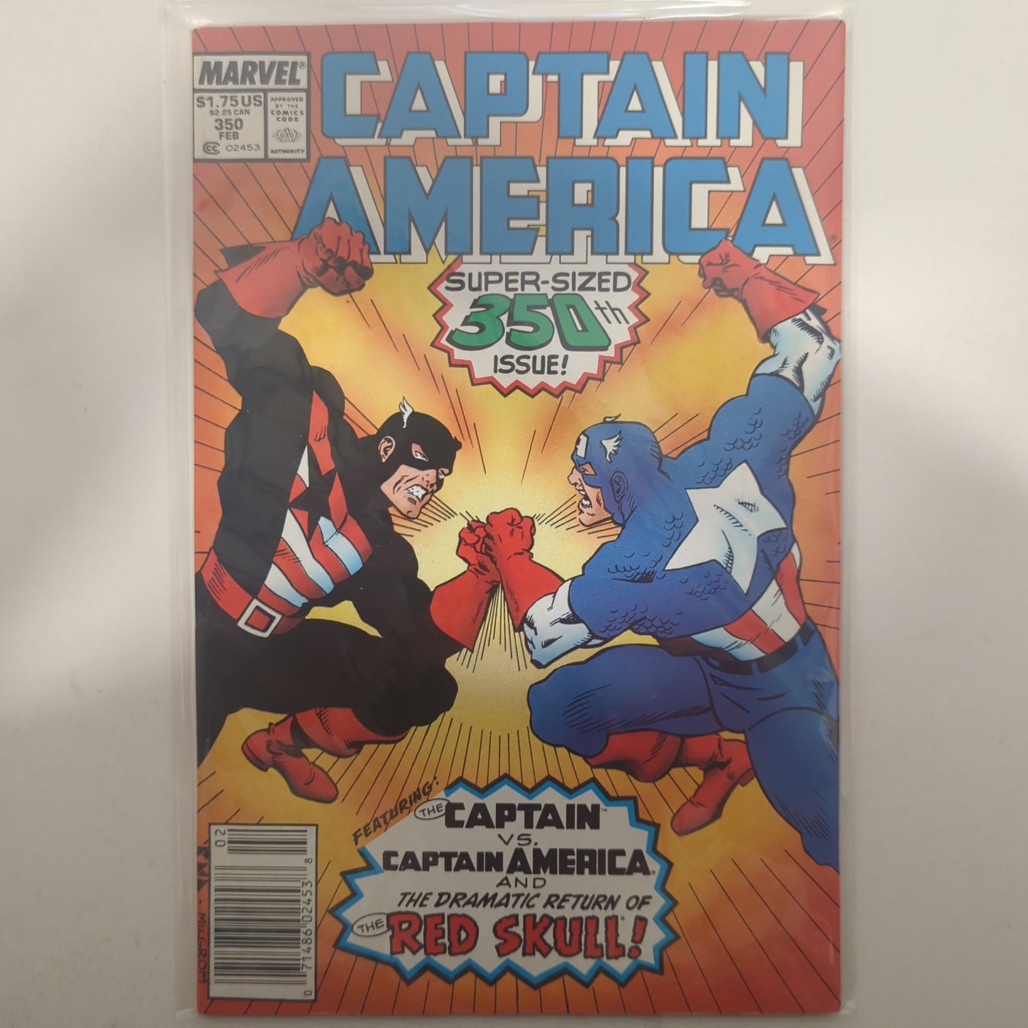 Captain America #350 Newsstand