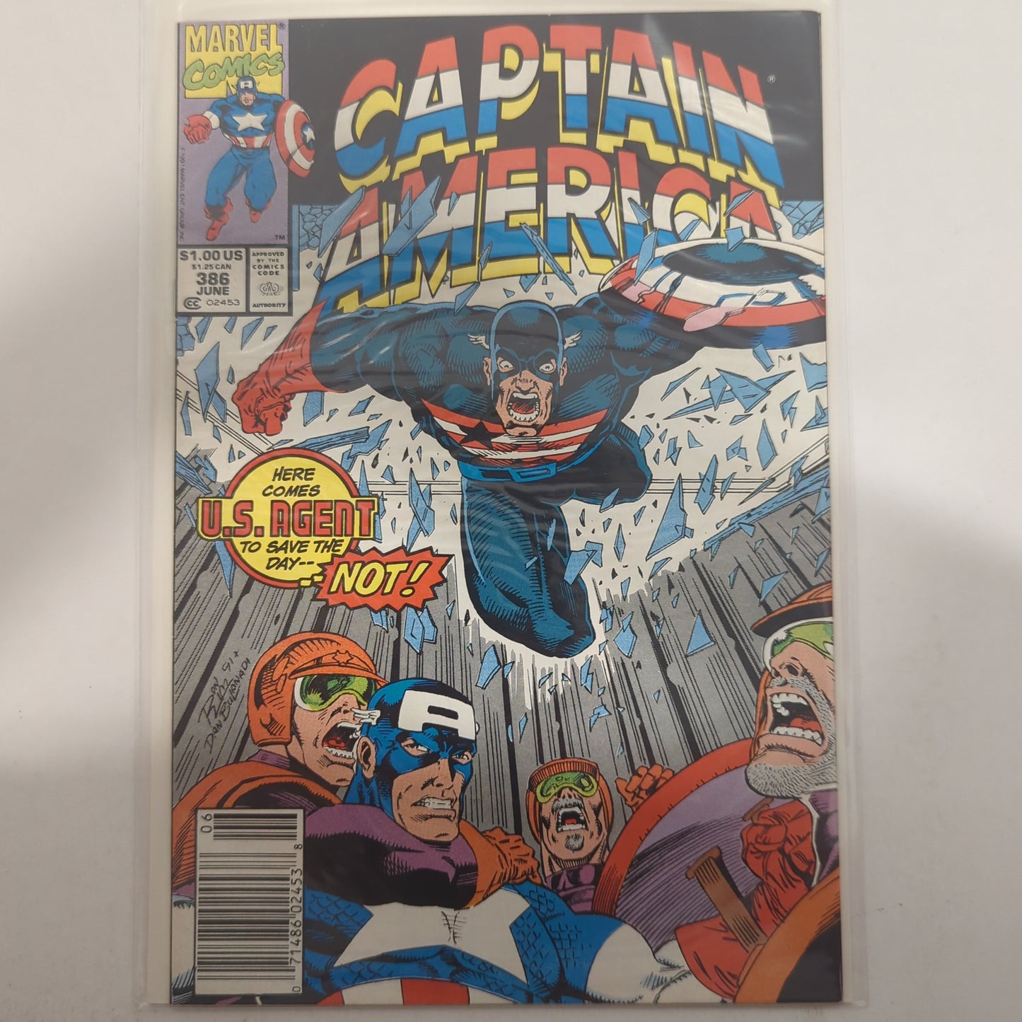 Captain America #386 Newsstand